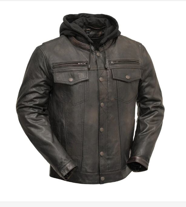 Leather brown m jacket Leather brown m jacket