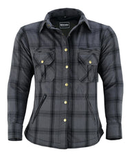 Women's Grey Armoured Flannel Shirt Women's Grey Armoured Flannel Shirt