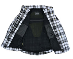 Women's White Armoured Flannel Shirt Women's White Armoured Flannel Shirt