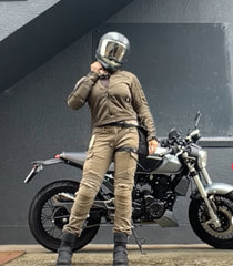 Women's Motorcycle Cargo Pants - Black Women's Motorcycle Cargo Pants - Black