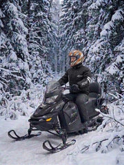 Outdoor in the winter with full protection