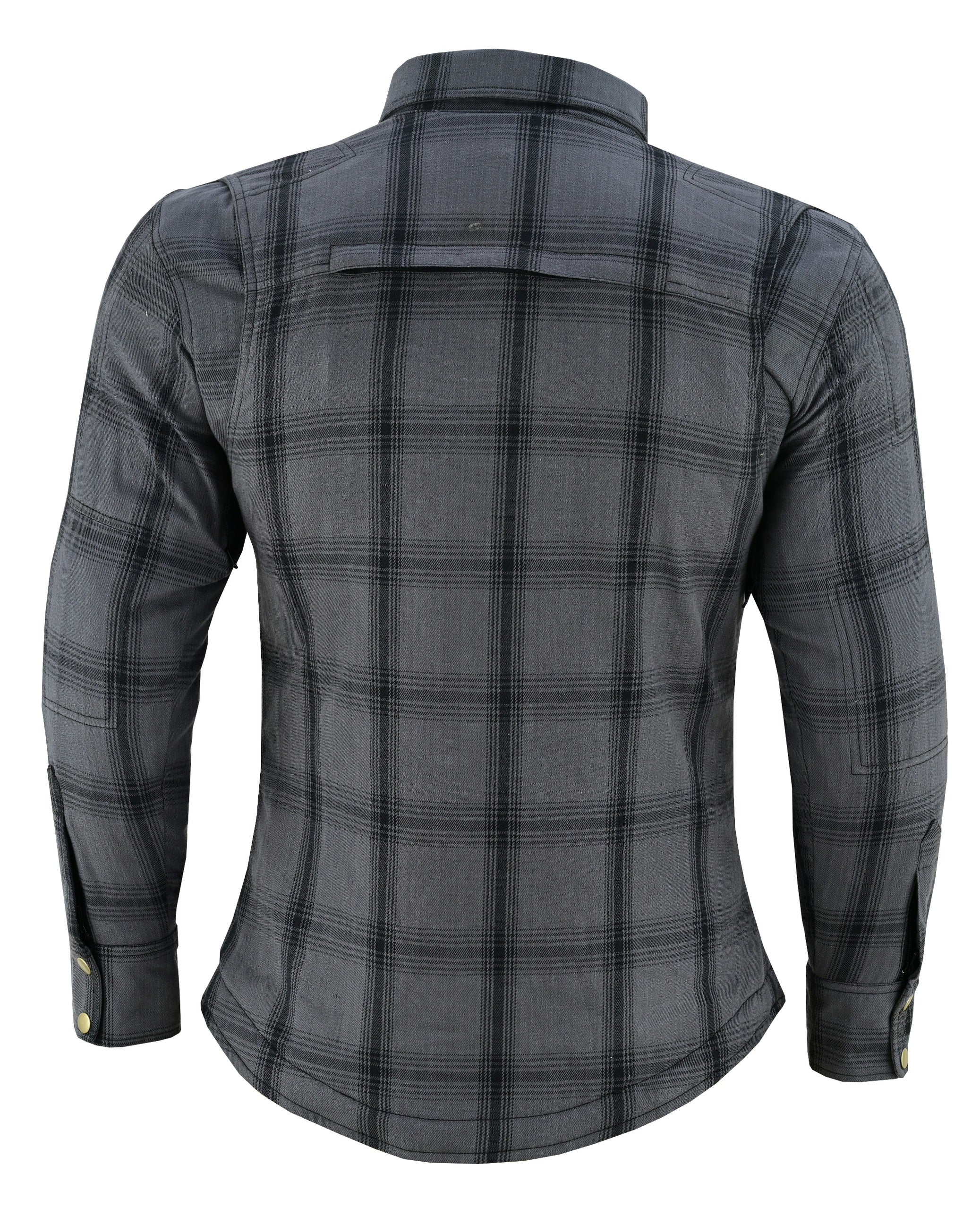 Back side of shirt with rear vent