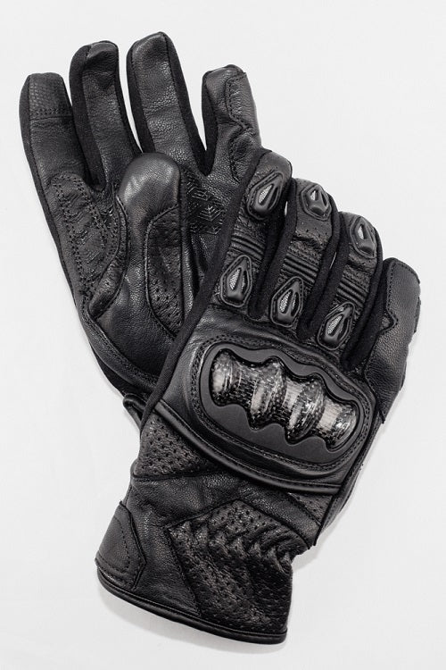 Carbon fiber vented Motorcycle gloves