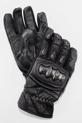 Carbon fiber vented Motorcycle gloves
