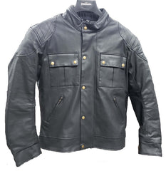 altimate Manchester Waxed Cotton Motorcycle Jacket