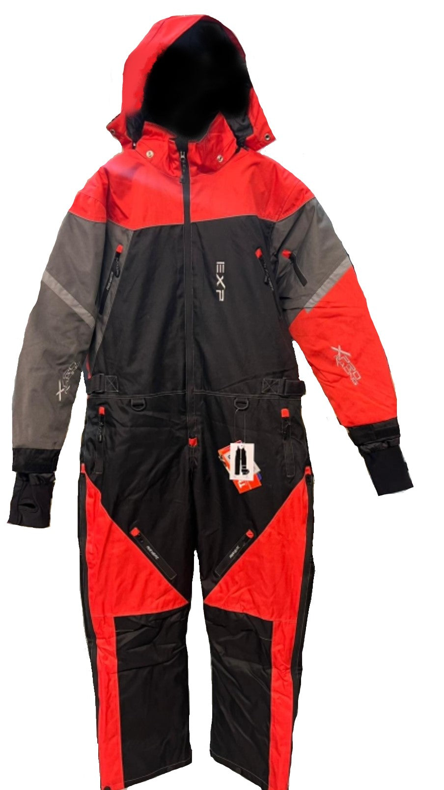 Red and black EXP Snow MAX mono suit