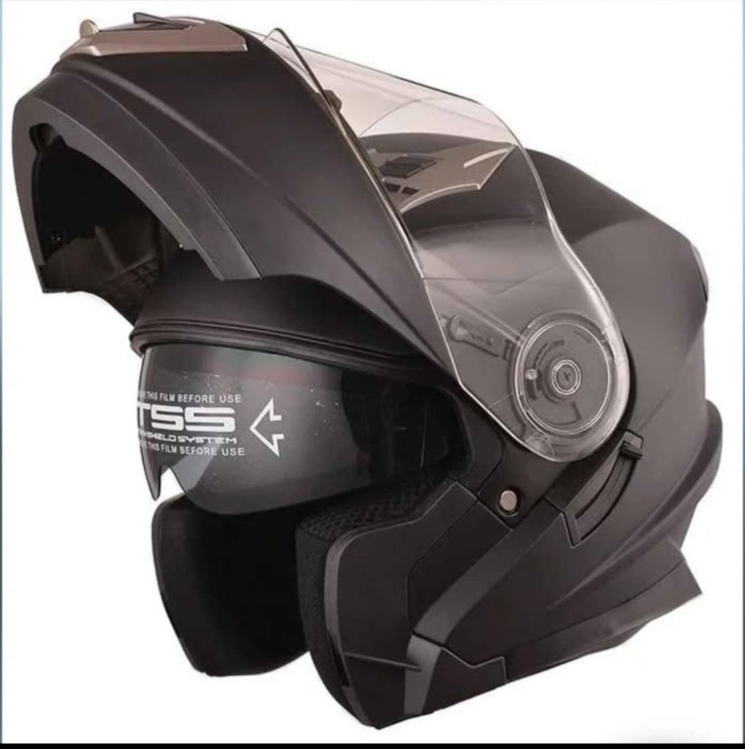 Open Helmet with drop down sunvisor