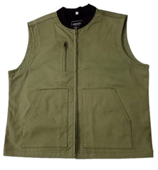 Olive Canvas Vest