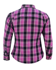 Women's Pink Armoured Flannel Shirt