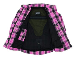 Women's Pink Armoured Flannel Shirt