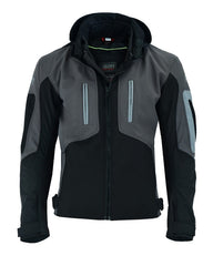 SM Racewear Mens Softshell Motorcycle Hoody with Armour