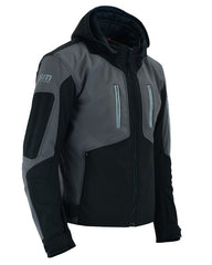 SM Racewear Mens Softshell Motorcycle Hoody with Armour