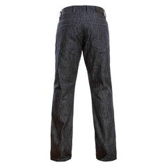 Altimate Men’s Motorcycle Jeans - Stretch Denim Black