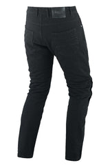 Mens Motorcycle Straight Leg Pants Black