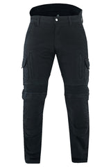 Men's Motorcycle Cargo Pants - Black