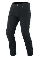 Mens Motorcycle Straight Leg Pants Black