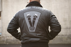 Peacekeeper™ MAGA Leather Bomber Jacket