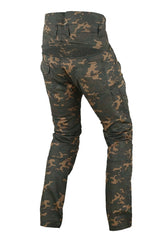 Men's Motorcycle Cargo Pants - Camo