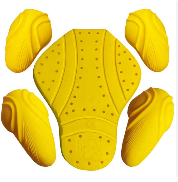 ce 2 FOAM BASED PROTECTIVE PADDING FOR MOTORCYCLE JACKETS