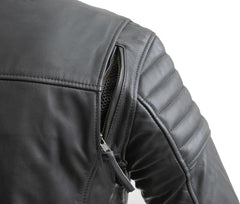 vented panals with stretch action back shoulders