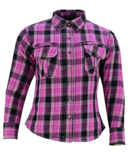 Women's Pink Armoured Flannel Shirt