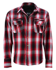 altimate Red Flannel Motorcycle Mens Shirt