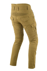 Men's Motorcycle Cargo Pants - Tan