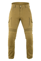 Men's Motorcycle Cargo Pants - Tan