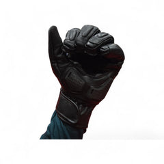 Black leather glove