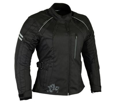 Womens Black Motorcycle jacket