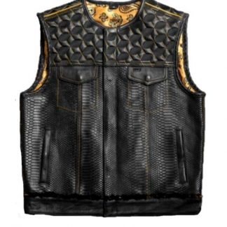 Snake leather vest