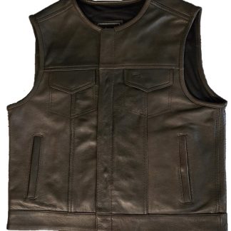 Brown soa vest