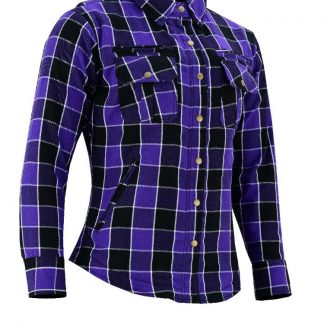 Womens armoured purple shirt