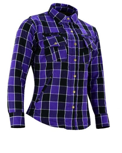 Womens armoured purple shirt